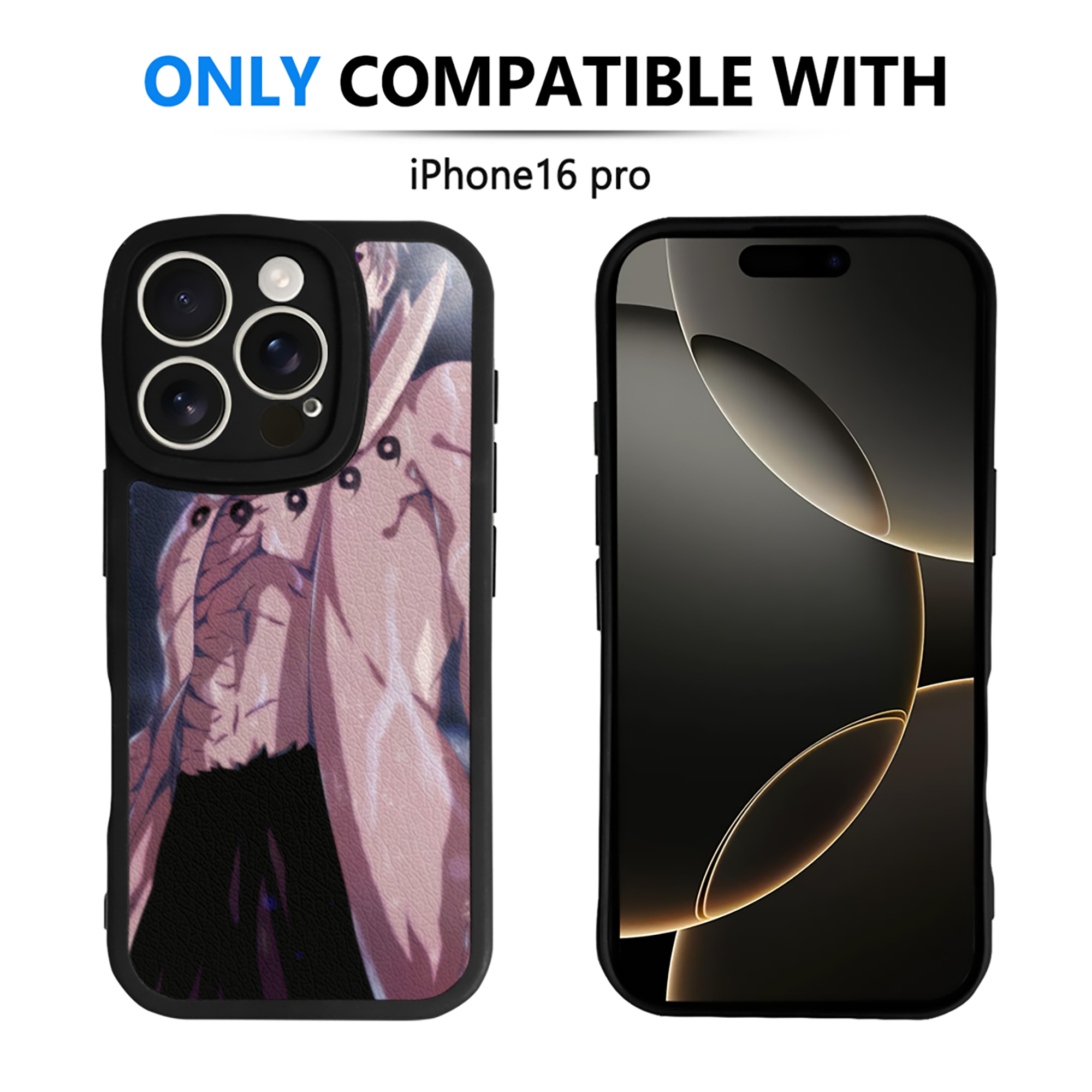 （画像用） NARUTO -ナルト- NARUTO -ナルト- 疾風伝 【iPhone 16シリーズ対応】シリコンスマホケース（レザー調） 材質：シリコン